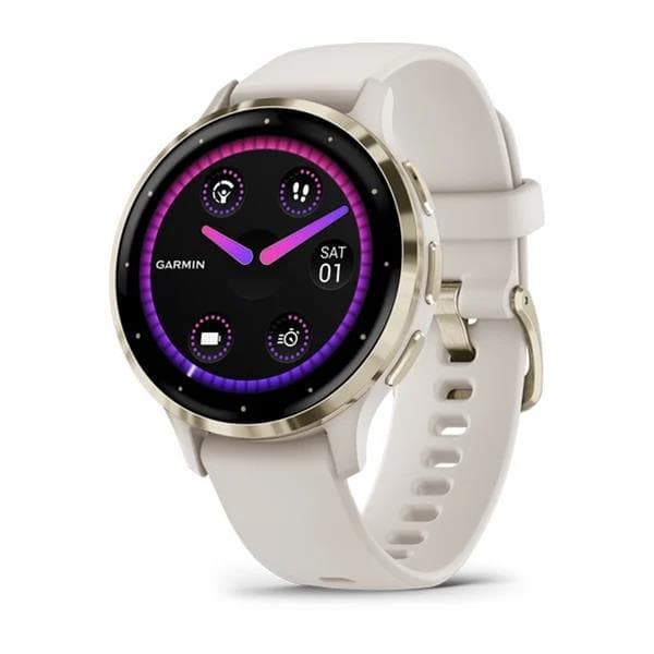 SMARTWATCH Garmin Ceas Garmin Venu 3S, Ivory/ Soft Gold,"010-02785-04" (timbru verde 0.18 lei)