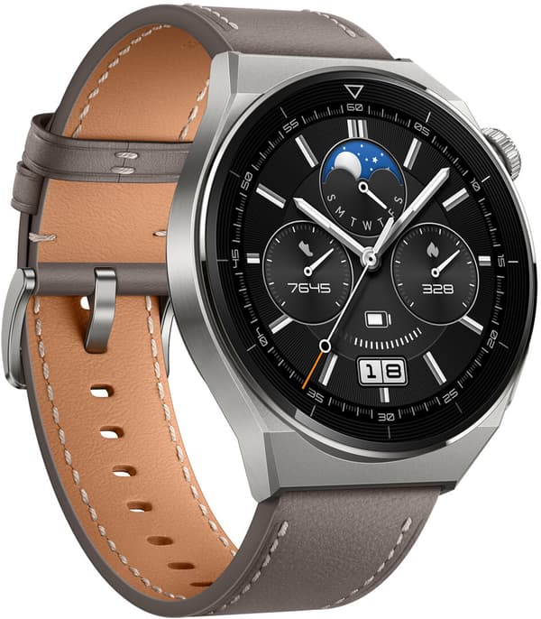 WATCH | GT 3 Pro | Smart watch | GPS (satellite) | AMOLED | Touchscreen | Activity monitoring 24/7 | Waterproof | Bluetooth | Titanium Case with Gray