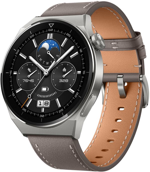 WATCH | GT 3 Pro | Smart watch | GPS (satellite) | AMOLED | Touchscreen | Activity monitoring 24/7 | Waterproof | Bluetooth | Titanium Case with Gray