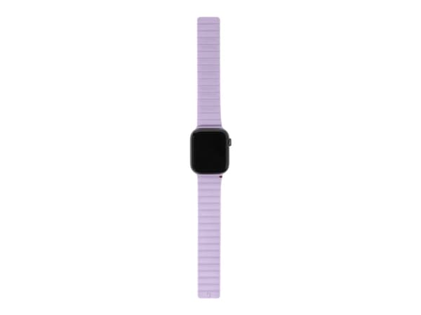 Decoded Traction Strap Lite - Sløyfe for smart armbåndsur - lavendel - for Apple Watch Hermès Series 7, Hermès Series 9, Nike Series 7, Series 10, Se