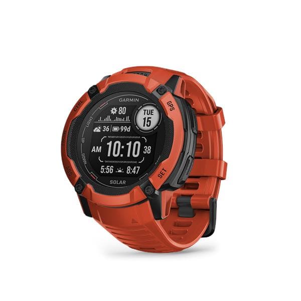 Garmin Instinct 2X Solar 2.79 cm (1.1") MIP 50 mm Digital 176 x 176 pixels Touchscreen Red GPS (satellite)