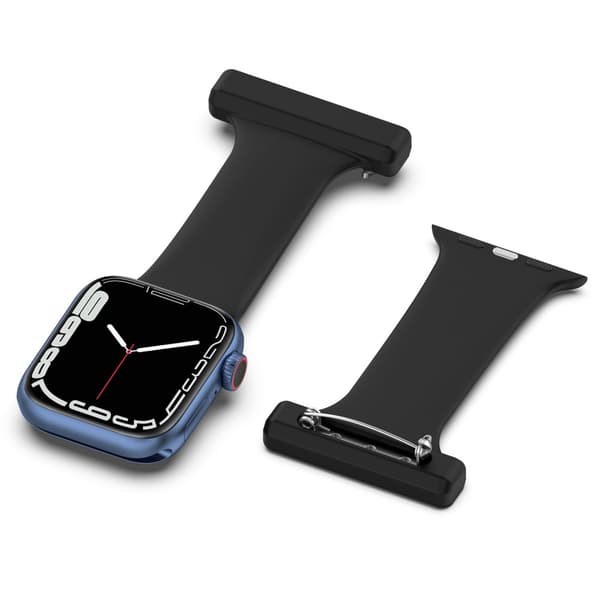 Apple Watch 45mm Series 9 Rem Sjuksköterskeklocka Svart