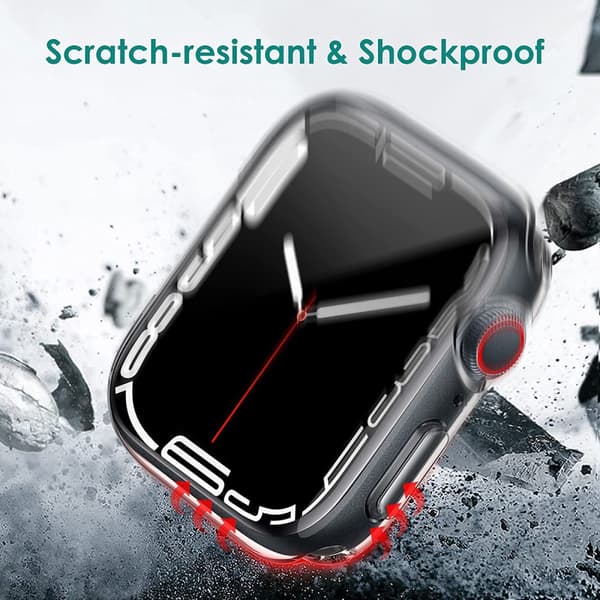 Heltäckande Skal Apple Watch 45mm Series 9 Transparent
