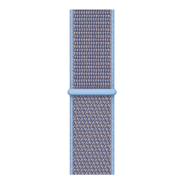 Nylonarmband Apple Watch 45mm Series 9 Baby Blå