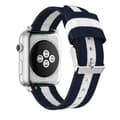 Miniatyrbild 2 av 5: Nylonarmband Apple Watch 45mm Series 9 Blå/Vit