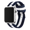 Miniatyrbild 1 av 5: Nylonarmband Apple Watch 45mm Series 9 Blå/Vit