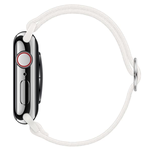 Elastiskt Nylonarmband Apple Watch 41mm Series 9 Vit