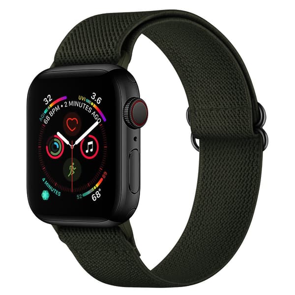 Elastiskt Nylonarmband Apple Watch 38/40/41 mm Grön