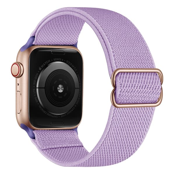 Elastiskt Nylonarmband Apple Watch 41mm Series 9 Lila