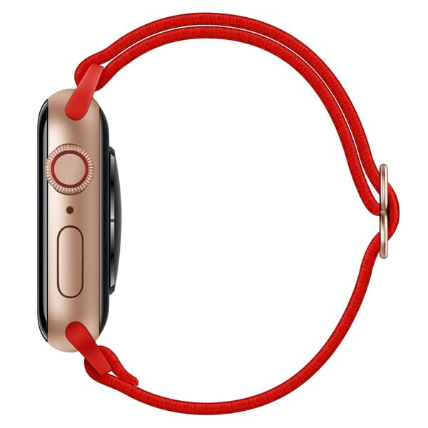 Elastiskt Nylonarmband Apple Watch 45mm Series 9 Röd