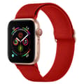 Miniatyrbild 2 av 5: Elastiskt Nylonarmband Apple Watch 45mm Series 9 Röd