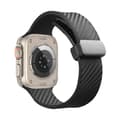 Miniatyrbild 1 av 3: Magnetiskt Silikonarmband Apple Watch 38/40/41 mm Carbon