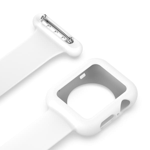 Apple Watch 41mm Series 9 Skal Sjuksköterskeklocka Vit