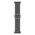 Miniatyrbild 3 av 3: Elastiskt Nylonarmband Apple Watch 42/44/45/49 mm Glitter Svart