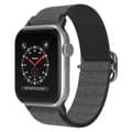 Miniatyrbild 2 av 3: Elastiskt Nylonarmband Apple Watch 42/44/45/49 mm Glitter Svart