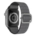 Miniatyrbild 1 av 3: Elastiskt Nylonarmband Apple Watch 42/44/45/49 mm Glitter Svart