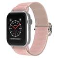 Miniatyrbild 2 av 3: Elastiskt Nylonarmband Apple Watch 38/40/41 mm Glitter Rosa