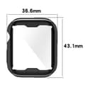Miniatyrbild 8 av 8: Heltäckande TPU Skal Apple Watch 41mm Svart
