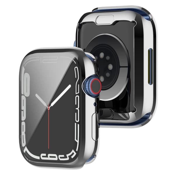 Heltäckande TPU Skal Apple Watch 41mm Series 9 Silver