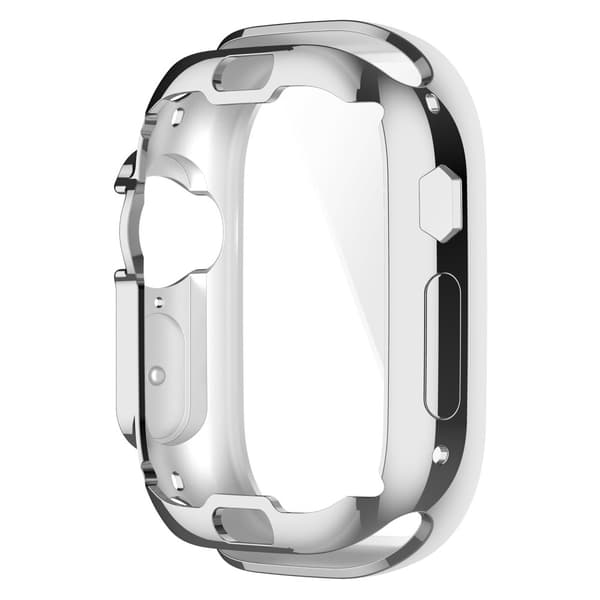 Heltäckande TPU Skal Apple Watch Ultra 49mm Silver
