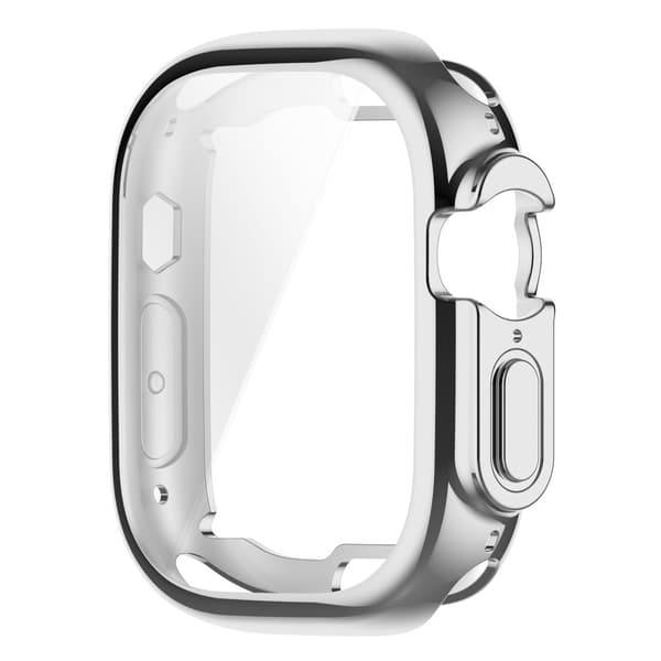 Heltäckande TPU Skal Apple Watch Ultra 49mm Silver