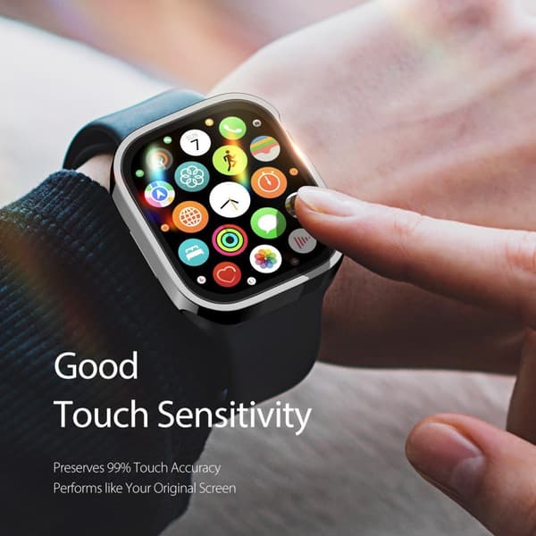 Dux Ducis Stöttåligt Skal Apple Watch 45mm Svart