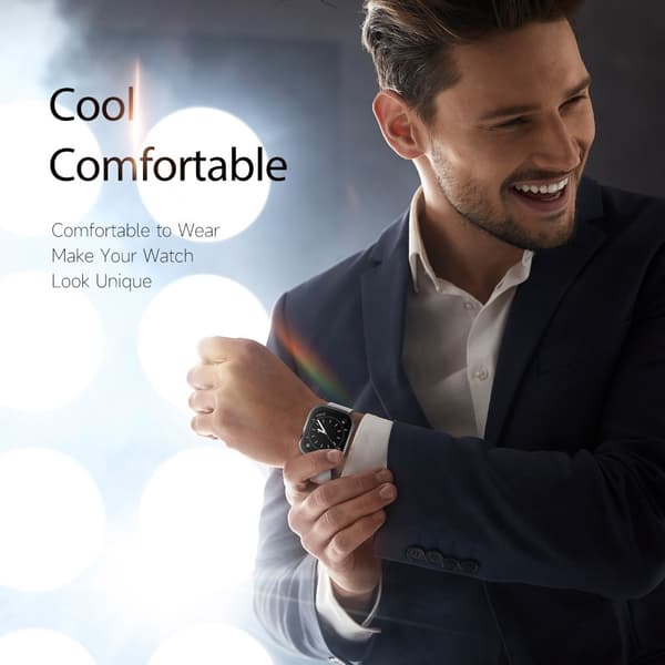 Dux Ducis Stöttåligt Skal Apple Watch 45mm Series 9 Svart