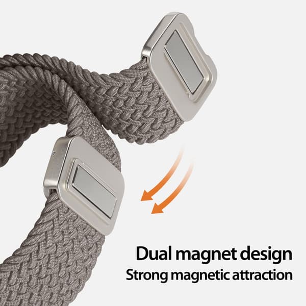 Dux Ducis Elastic Nylon Woven Strap Apple Watch 42/44/45 mm Clay