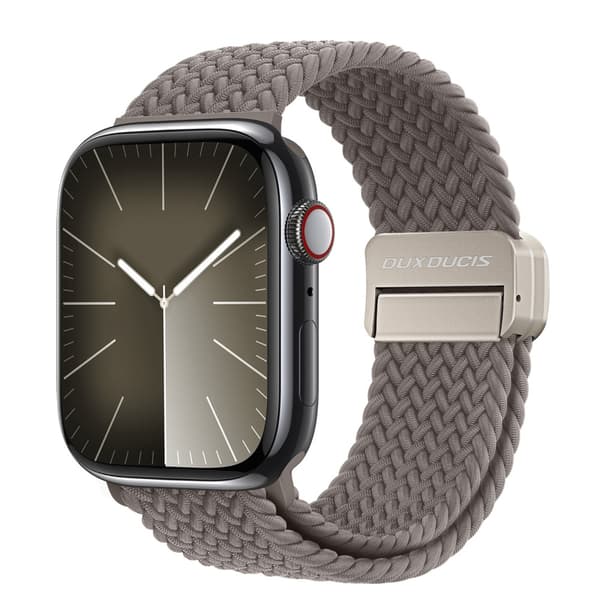 Dux Ducis Elastic Nylon Woven Strap Apple Watch 42/44/45 mm Clay