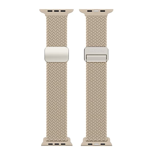 Dux Ducis Elastic Nylon Woven Strap Apple Watch 42/44/45 mm Beige