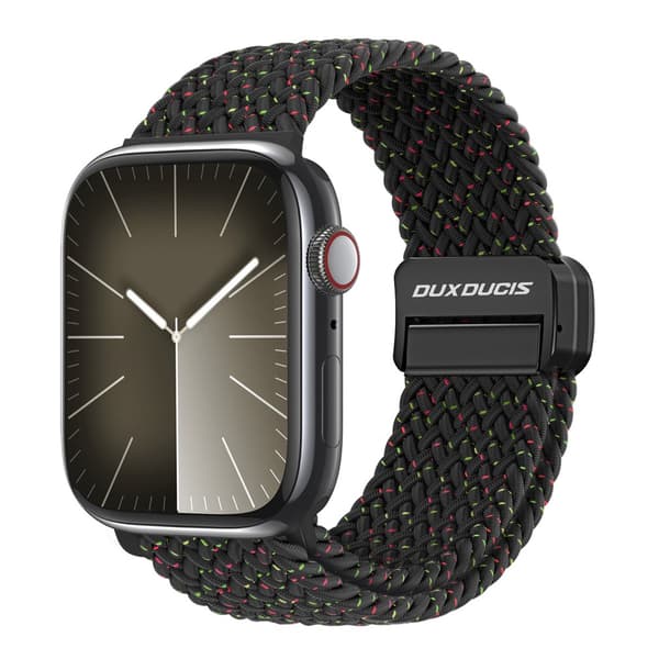 Dux Ducis Elastic Nylon Woven Strap Apple Watch 38/40/41 mm Black Unity