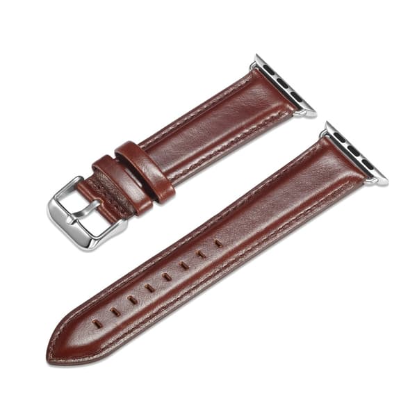 Premium Leather Band Apple Watch 42/44/45/49 mm Brown
