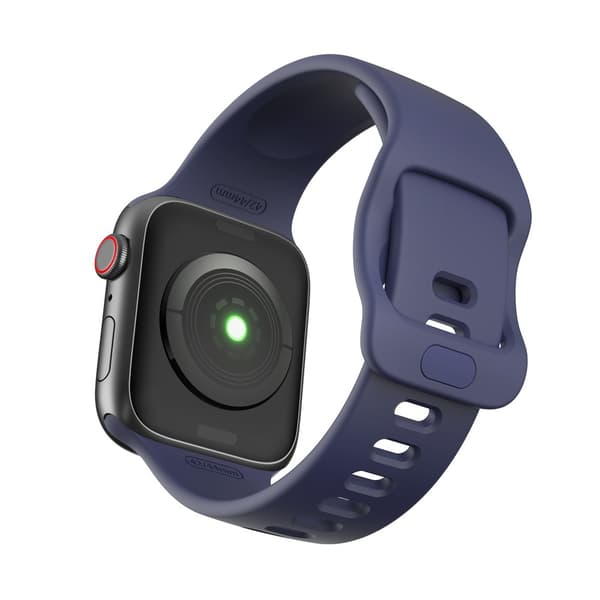 Silicone Band Apple Watch 45mm Series 9 Dark Blue