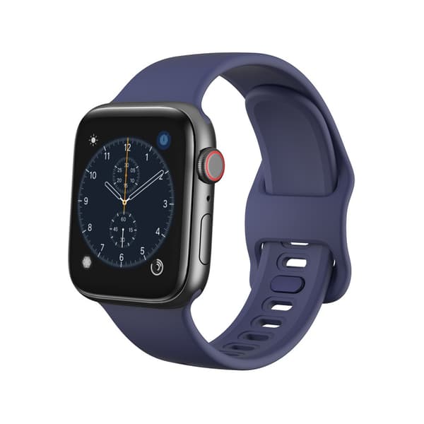 Silicone Band Apple Watch 45mm Series 9 Dark Blue