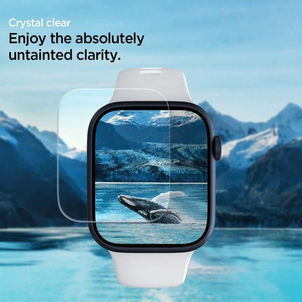 Spigen Apple Watch 45mm Series 9 Skärmskydd Neo Flex HD 3-pack