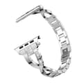 Miniatyrbild 3 av 4: Rhinestone Kristallarmband Apple Watch 45mm Series 9 Silver
