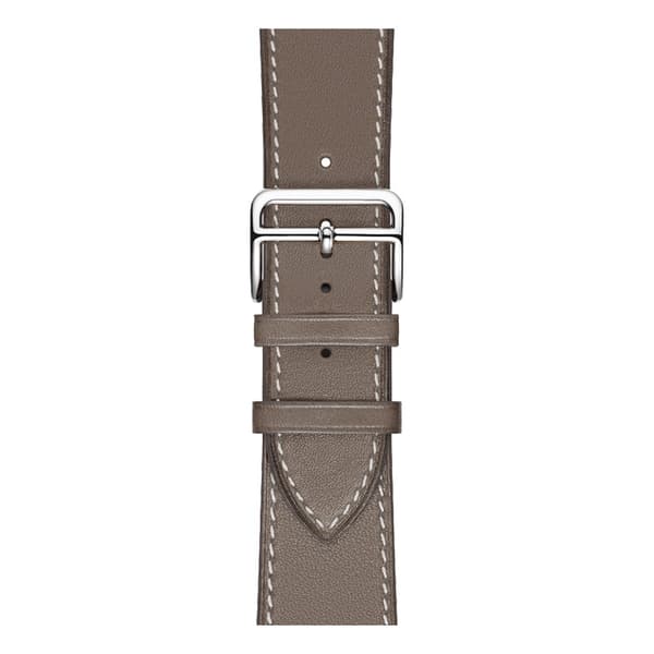 Äkta Läderarmband Apple Watch Ultra 2 49mm Grå