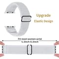 Miniatyrbild 4 av 4: Vävd Nylonarmband Apple Watch 41mm Series 9 Vit