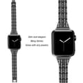 Miniatyrbild 3 av 3: Slim Bling Bracelet Apple Watch 41mm Series 9 Svart