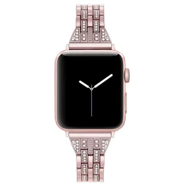 Slim Bling Bracelet Apple Watch 41mm Series 9 Rosa