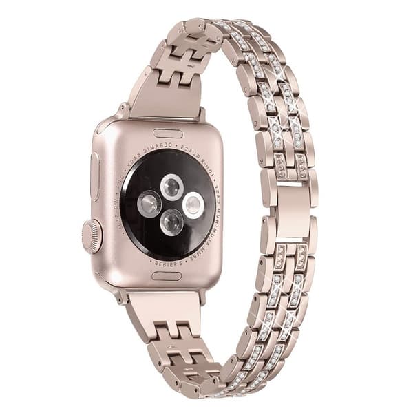 Slim Bling Bracelet Apple Watch Ultra 2 49mm Champagne Guld
