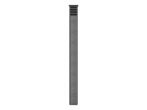 Garmin UltraFit - Sløyfe for smart armbåndsur - 26 mm, nylon - grå