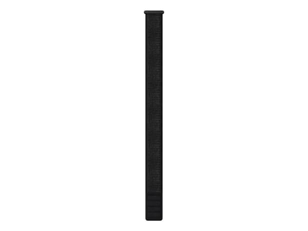Garmin UltraFit Nylon-kellonhihna, 22 mm, musta