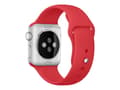 Miniatyrbild 1 av 5: Apple 38mm Sport Band - KlocKräm för smart klocka - röd - för Watch Hermès Series 7, Hermès Series 9, Nike Series 7, Series 10, Series 8, Series 9