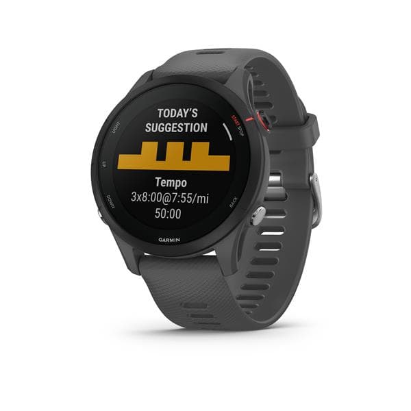 Garmin Forerunner 255 3.3 cm (1.3") MIP 46 mm Digital 260 x 260 pixels Grey Wi-Fi GPS (satellite)