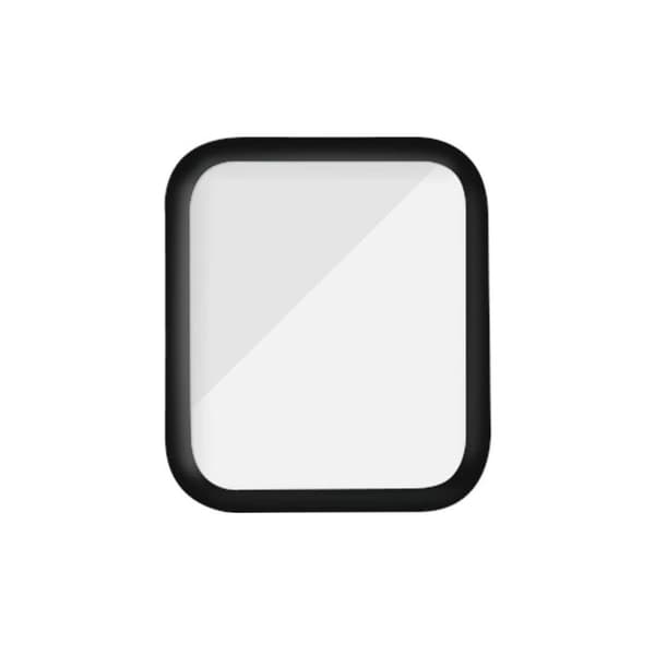 Skärmskydd Apple Watch Series 7 45mm - Härdat Glas Svart