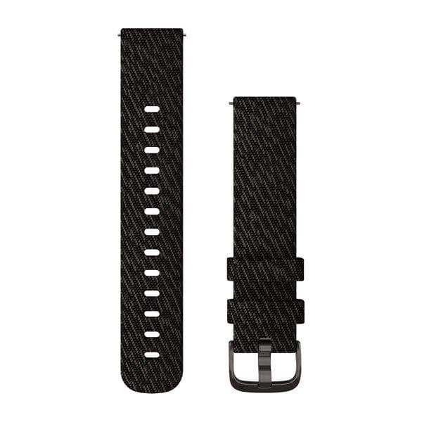 Garmin Quick Release Nylon Band, 20 mm, Black Pepper