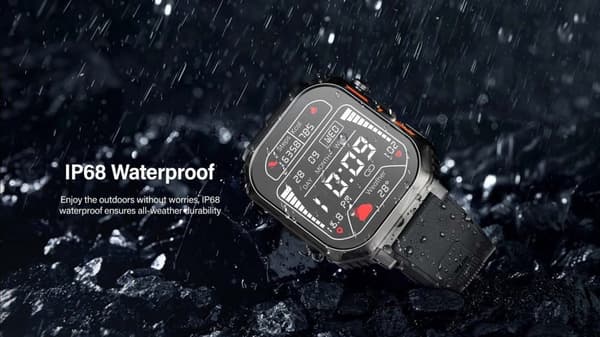 Riversong Smartklocka Motive 8s Bluetooth-Samtal Space Gray