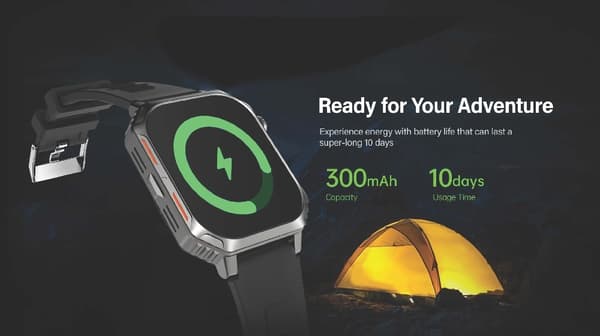 Riversong Smartklocka Motive 8s Bluetooth-Samtal Space Gray