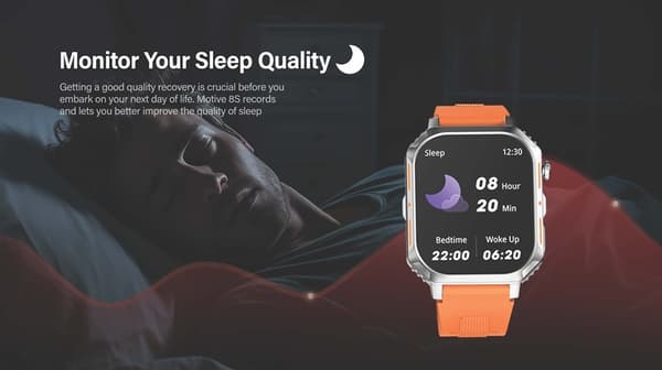 Riversong Smartklocka Motive 8s Bluetooth-Samtal Space Gray